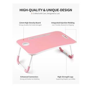 Pink Portable Laptop Desk